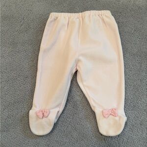 Jacadi Soft Pink Baby footie pants